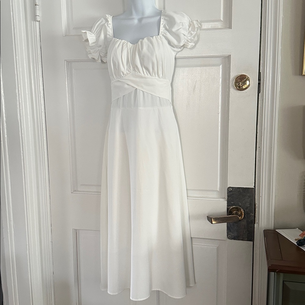 Women’s lovely white dress